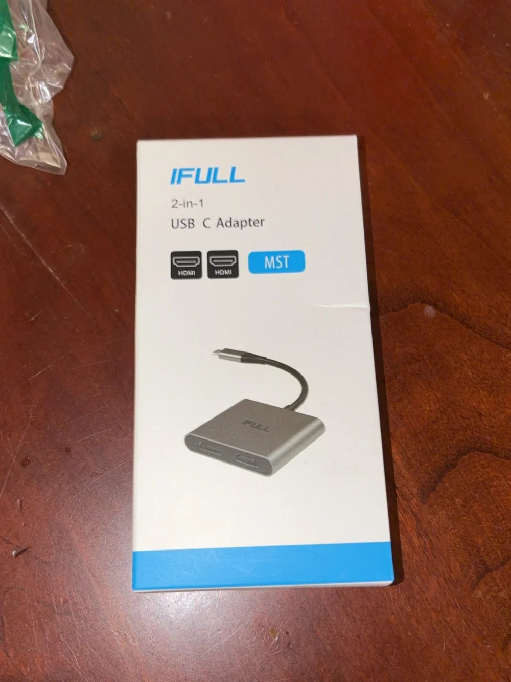 IFULL 2-in-1 USB-C to Dual HDMI Adapter - Silver